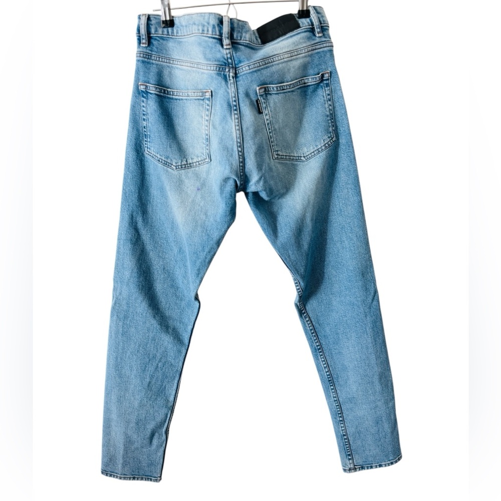 The Kooples Men’s- Light Blue Straight Leg Jeans. Size 32. Slim - Picture 6 of 6